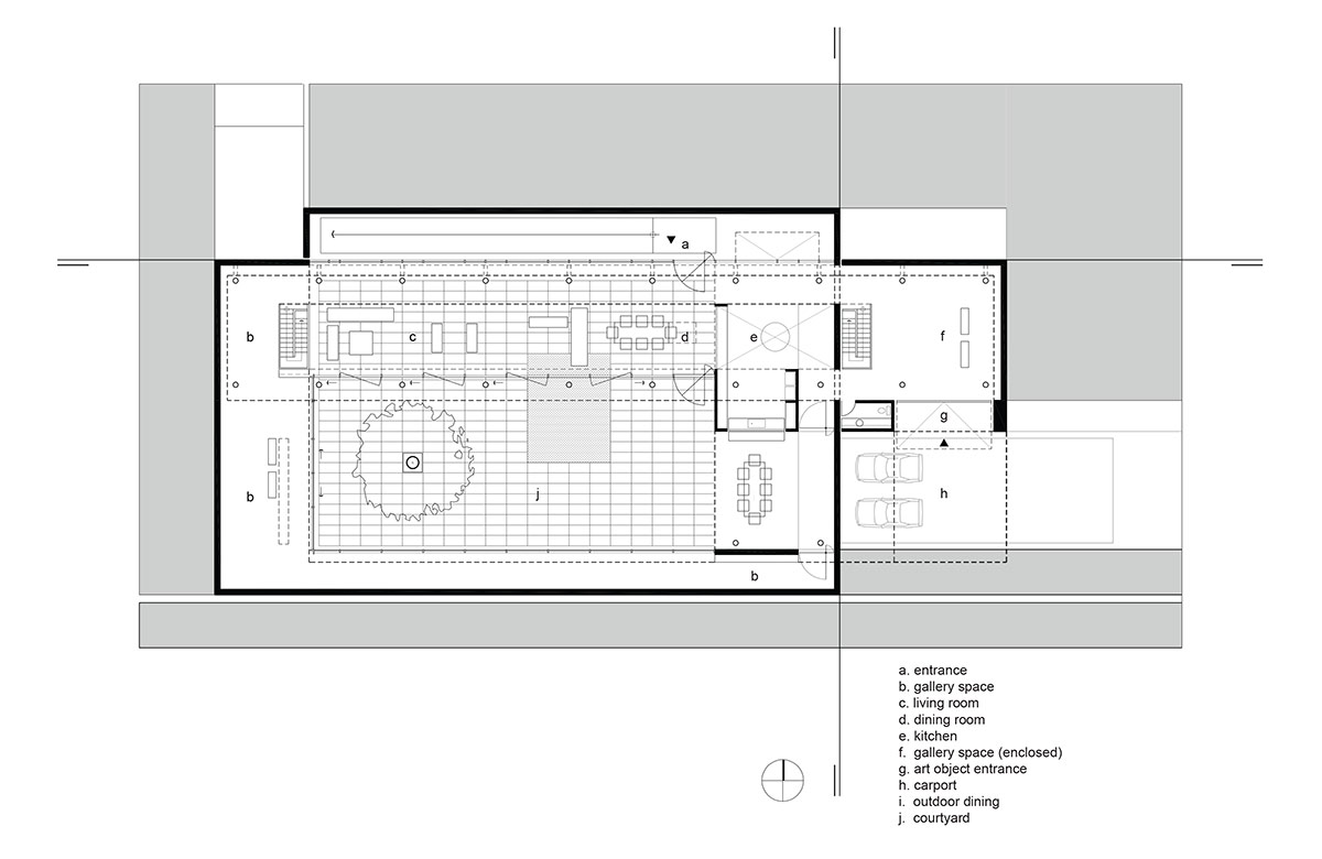Image 2. Lower level plan of residence.