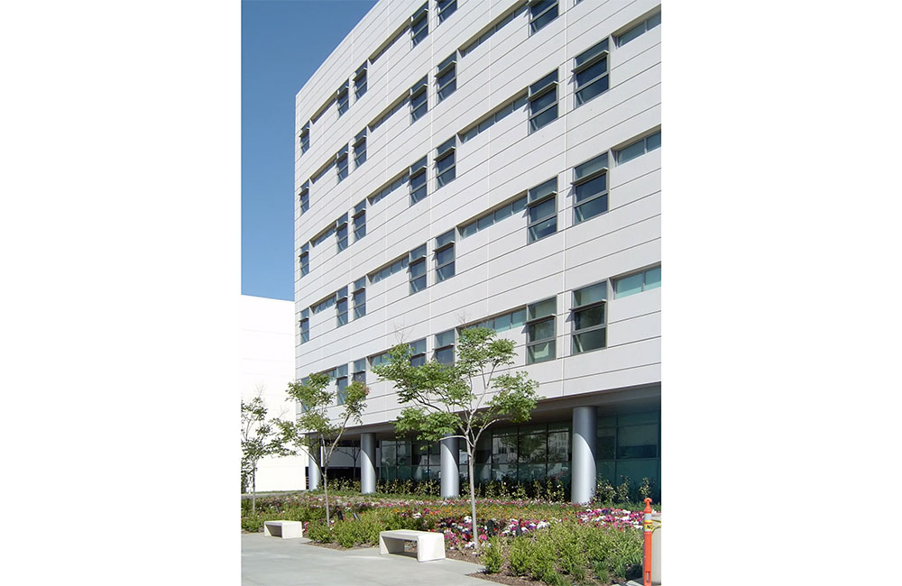 Image 5. Side view of hospital.