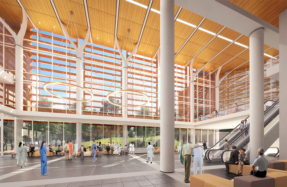 Image 6. Interior rendering of lobby.